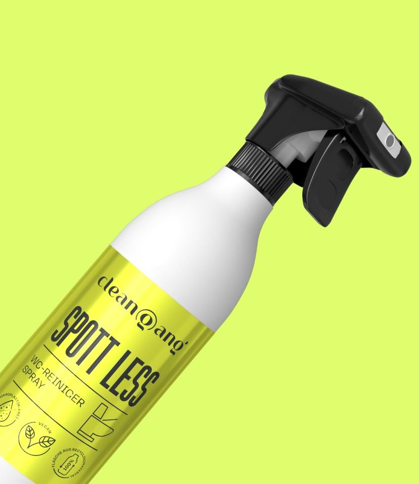 WC-Reiniger Spray: 500ml, glänzende Sauberkeit => Cleangang.de | Shop ...